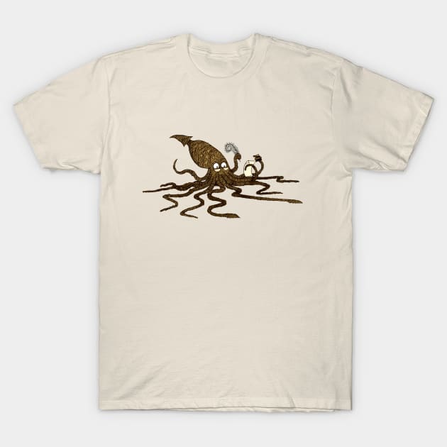 Squid & Quill T-Shirt by djrbennett